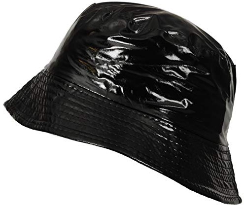 TOUTACOO, Bob de Pluie Vinyle Imperméable, 10- Uni Noir, Taille unique