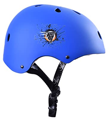 Action Man Skate Urban BMX Kids Boys Cycle Bike Cycling Helmet 50-54cm Blue ABS Shell