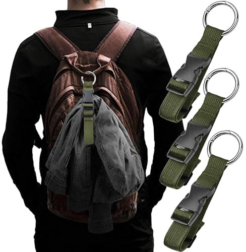 3 Pièces Sangles de Bagages, Ajout de Bagages, Pince à Veste, Libérez Vos Mains, des Sangles de Ceinture de Valise Réglables, des Accessoires de Voyage pour Connecter des Bagages ou Un Sac à Dos