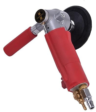 Pulidora de piedra eléctrica en húmedo, Pulidora neumática de 4 pulgadas con alimentación de agua, herramienta de amoladora angular, lijadora de aire, lijadora húmeda de agua, 4300rpm para granito, ba