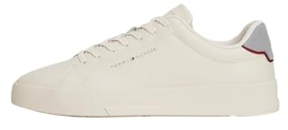 Tommy Hilfiger TH Court LTH Detail ESS Sneakers da uomo, New Sprint/Grey Whisper, 25.0 cm