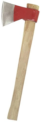 Hacha - hacha de 2500 gramos con mango de madera, ideal para cortar leña y trabajos en exteriores, resistente y duradera.