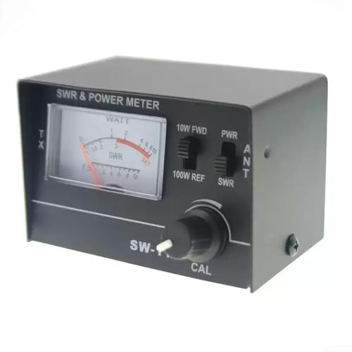 GANCEI SW-111 100 W VSWR kraftmätare för CB-radioantenntestning 27-30 MHz 50 ohm impedans koaxialkabelanalysator