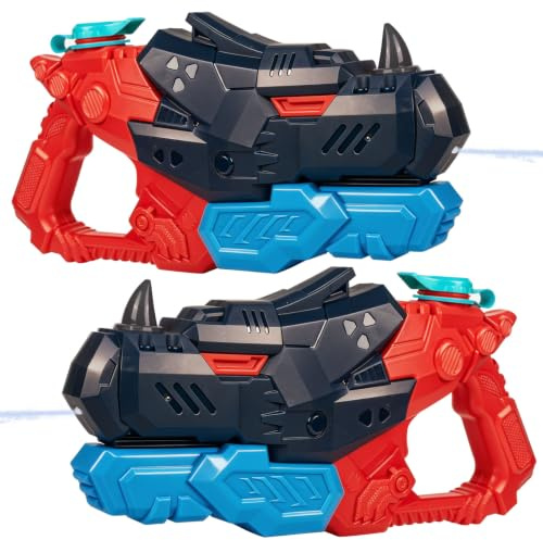 2 Pack Water Guns for Kids Adults, 640ML Powerful Water Gun Pistol Long Range, Super Soaker Squirt Gun for Summer Swimming Pool Beach Garden Water Sports and Games, Super Squirt Guns for Kids