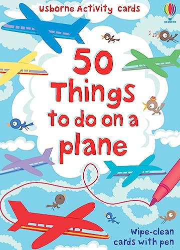 50 Things to Do on a Plane (Usborne Activity Cards)