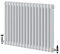 Go Bathrooms Utopia White Horizontal Radiator 600 x 785mm Traditional Cast Iron Style 2 Column White Central Heating Living Room Radiator