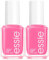 Essie Nagellack mit langem Halt, professionelles und glänzendes Ergebnis, 14 Tage Halt, mit flachem Applikator, Farbe 20 Lovie Dovie – 2 Kosmetika