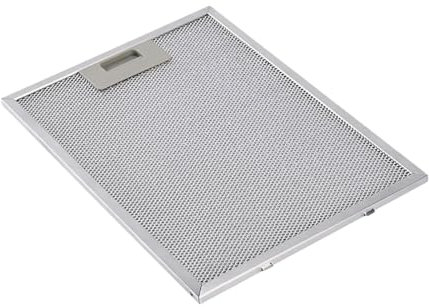 Gralara Filtro de Grasa para Campana extractora, Filtro de Ventilador de ventilación para Estufa, fácil de Limpiar, Malla de Aluminio de 26x32cm para el