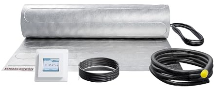 Stiebel Eltron 205745 Riscaldamento a Pavimento Elettrico FTD Set, Argento