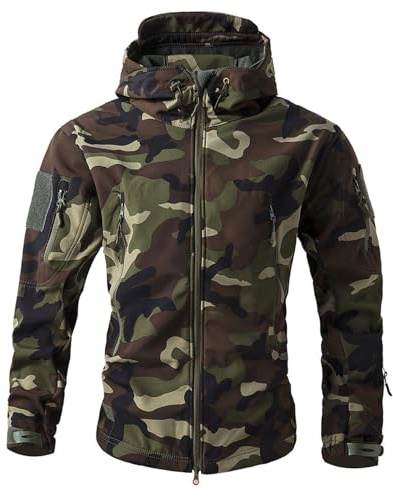 Parka Uomo Invernale Invernali Termica Mimetica Militare Mimetica Invernale Felpa Trekking Autunnale Giubbotto Tattico Militare Combat Abbigliamento Pesca Uomo Softair Abbigliamento 3XL