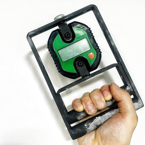 Digital handdynamometer, handgreppstränare med LCD-skärm, maximal belastning 150 kg/150 kg, justerbart greppavstånd för muskelbyggnad och hemmagym