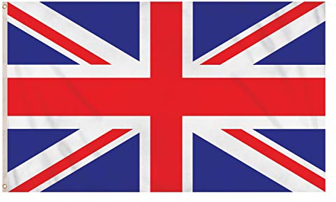 Henbrandt 1x Union Jack Flag - Large 5ft x 3ft Premium Polyester British National Flag with Metal Eyelets, Perfect for Outdoor Events, Celebrations & Patriotic Displays