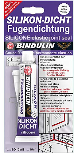 Bindulin SD10 WE Fugendichtung Silikon-Dicht 45ml in weiß