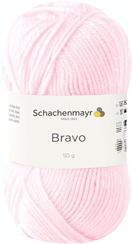 Schachenmayr Bravo 9801211-08206 rosa Handstrickgarn, Häkelgarn