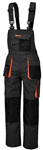 BETA Tools 79030901 Salopette Easy Canvas Grey TG.S, S mm