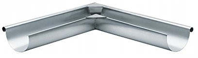 Zink Rinnenwinkel Außeneck halbrund RG 280 lang