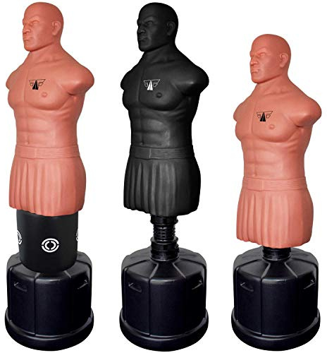 Muñeco de Boxeo FOX-FIGHT Hank Box, de pie, con Altura Ajustable, Natural
