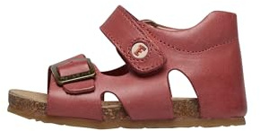 FALCOTTO BEA-Sandali in pelle con fibbia e velcro, Rosso 18