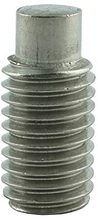 Eisenwaren2000 | M5 x 20 mm Gewindestift mit Innensechskant und Zapfen (20 Stück) - Madenschrauben DIN 915 - ISO 4028 - Gewindeschrauben - Edelstahl A2 V2A - rostfrei