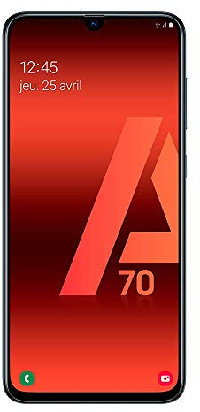 Samsung Galaxy A70 - Smartphone 4G (6,7'' - 128GO - 6 GO RAM) - Noir - Version Européenne