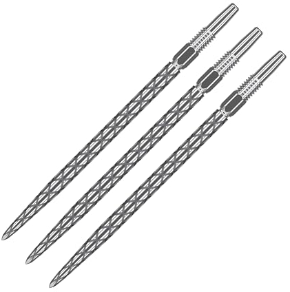 TARGET Darts Swiss Points, Diamond Pro Swiss Point Dart Tips (3 Pack Set of Tips) 30MM, Silver | Change Dart Points, Professional Darts Accessories