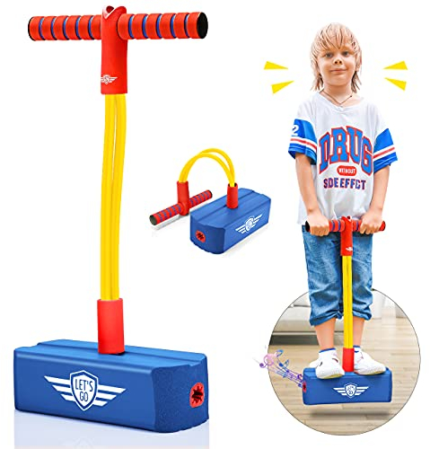 Toyzey Pogo Stick für Kinder,Spielzeug ab 3 4 5 6 7 8 9 10 11 12 Jahre Jungen Spielzeug für draußen ab 3-8 Jahren Geschenke für Kinder 8-12 Jahre Geschenk Jungen 3-12 Jahre Weihnachts Geschenke
