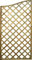 Pannello Grigliato in Legno di Pino Impregnato da Giardino per pianti rampicanti Decorazione Balconi (90x180 cm - Onda)
