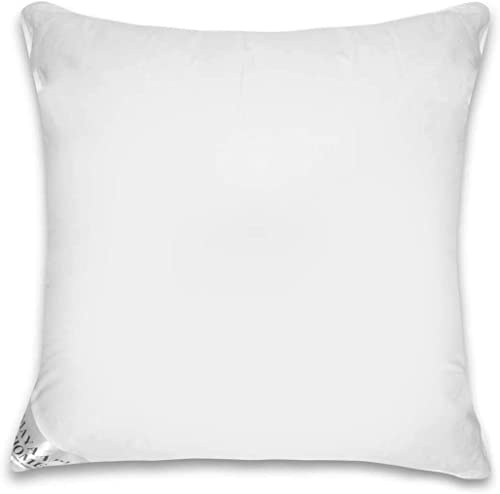 Mayaadi-Home HS91 Pillow 80 x 80 cm 1200 + 200 g Feathers + Down Pillow 3-Chamber 1400 g Soft Goose Sleeping Comfort Cover 100% Cotton 100% Natural Down Pillow Allergy Sufferers