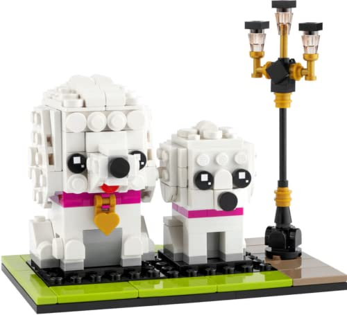 LEGO Lego BrickHeadz Pets Dogs, Cats, Fish, Birds or Hamsters (Choose Pet) (Poodle 40546), Multicolor