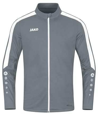 JAKO Herren Polyesterjacke Power, Steingrau, XL