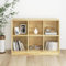 ZQQLVOO Bücherregal 104x33x76 cm Massivholz Kiefer, Aufbewahrung DVD + CD-Regal, Raumteiler für Büro, Wohnzimmer, Bücherregal
