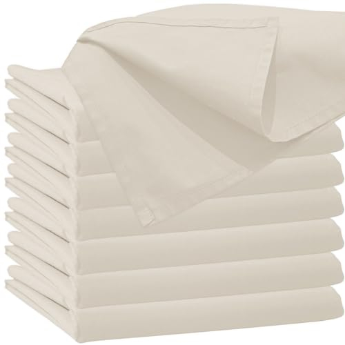Glatte Bettlaken ohne Gummizug Bettlaken 100 x 200 cm Creme Uni Baumwolle Einfache Klassische Hotel Bettücher ohne Spanngummi Laken Leintuch Haushaltstuch Doppelbett Singles Einzelbett