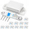 Tonitrui Schrank Magnetic Catch Magnetic Cabinet Tür Catch Magnetic Cabinet Latch für Küche Schublade Magnete Geschlossen zu Bleiben Magnetic Catch Schrank für Schublade(Weiß 12 Stück)
