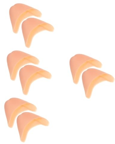 minkissy 4 Stück Paar Zehenpolster Silicon toe caps Ballet shoe accessories Zehe Silikongel Schuhfüller Schuheinlagen Zehenkappen für Ballettschuhe Zehenkappen Silikon verdicken