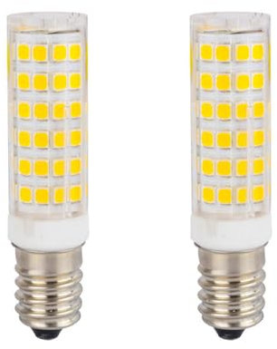 ShuoHui E14 Led Birne Warmweiss, 7W 3000K E14 Glühbirne Ersatz für 65W Halogenlampen, 15.1 mm x 65 mm, 700Lm, AC 220-240V, Nicht Dimmbar Kein Flackern Led Energiesparlampe, für Küche, Wohnzimmer (10)