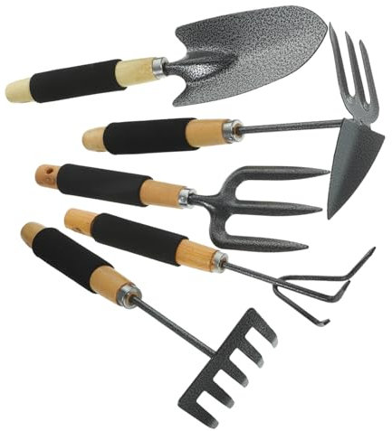 TOYANDONA Attrezzi Da Manuali Utensili Per Giardinaggio Esterno Da Rastrello Per Piantare Accessori Da Giardinaggio Piccoli Attrezzi Per Scavo Diserbo e