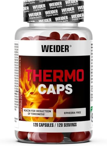 Thermo Caps Disminuye el Apetito, Potente Fórmula Termogénica con Cafeína; Enriquecido con Cromo, Cúrcuma, L-Carnitina
