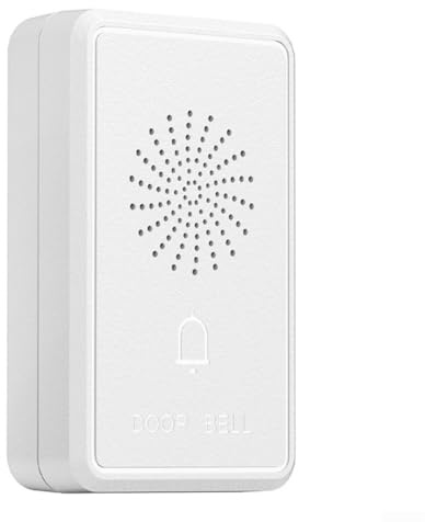 Yuanpgky Timbre electrónico con cable, sistema de acceso de seguridad, sonido Ding-Dong tono claro fuerte, para sistema de control de acceso doméstico