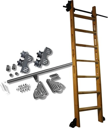 Kit completo di strumenti a scala retrattile + binario di prolunga, strumenti essenziali per sistemi di ponteggi regolabili e versatile