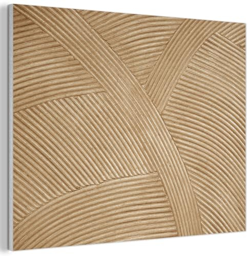 MuchoWow© Panneau Acoustique 100x70 cm decoratif Mural Acoustic Panels Feutre Murale Plaque isolante anti bruit Mur Panneaux Structure - Nature - Art - Rotin