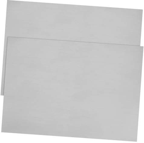 LABRIMP Película Protectora Para Portátil y Cuaderno, Funda Adhesiva Resistente De Pvc, Textura Cepillada Plateada, 2 Piezas, Uso Escolar y Profesional