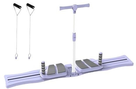 Set di riformatore di pilates – Allenatore addominale e fitness, macchina ergonomica e resistente per addome e tronco, portatile per allenamento a casa