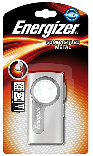 Energizer Taschenlampe Compact LED für 2xAA, 28 Lumen, 40m Reichweite, farblich sortiert