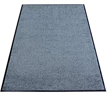 Miltex Cattura Sporco Tappetino Karaat, Lavabile, Antistatico, Grigio, 115 x 240 cm