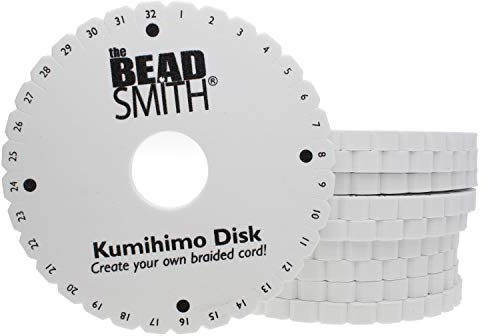 Kumihimo KD604 - Disco rotondo per treccia da 15,2 cm, con istruzioni (lingua italiana non garantita)