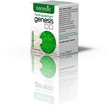 Genesis Bifidobacterium Complex BB Kann unterstützen Darmgesundheit und Immunsystem 14 Kapseln - 250 mg