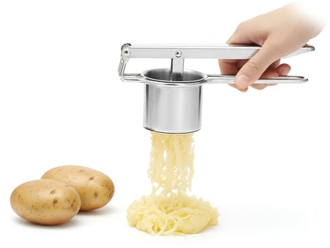 KASANOVA Schiacciapatate Kasanova, in acciaio inox argento Utensili e accessori