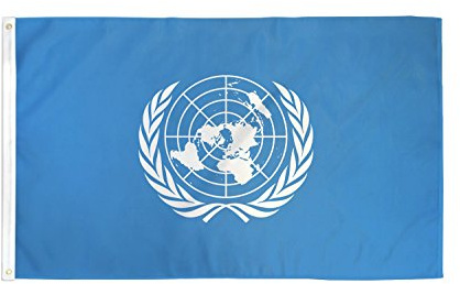 AZ FLAG Flagge VEREINTE Nationen UNO 90x60cm - United Nations Fahne 60 x 90 cm - flaggen Top Qualität
