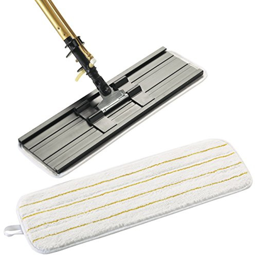 3M Easy Shine Applicator Pad, White With Yellow Stripes, 18