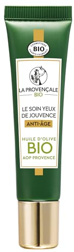 La Provençale – Il trattamento di gioco anti-età occhi – Cura degli occhi certificato Bio – Olio di Oliva Bio AOC Provence – per tutti i tipi di pelle, anche sensibili, 15 ml